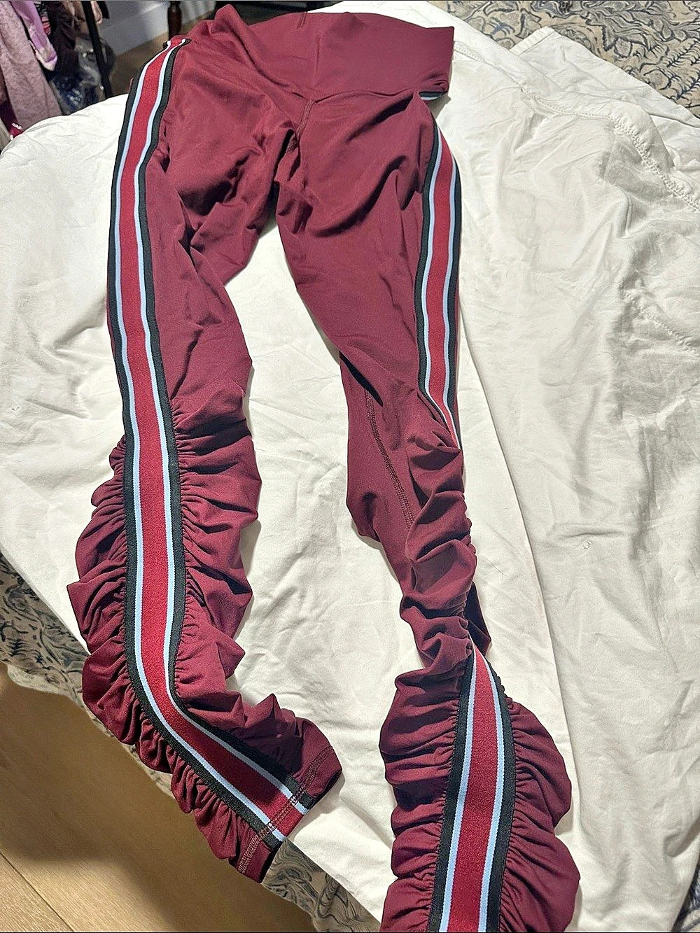 Michi Equinox Speed Legging Color Block Ruched Leggings